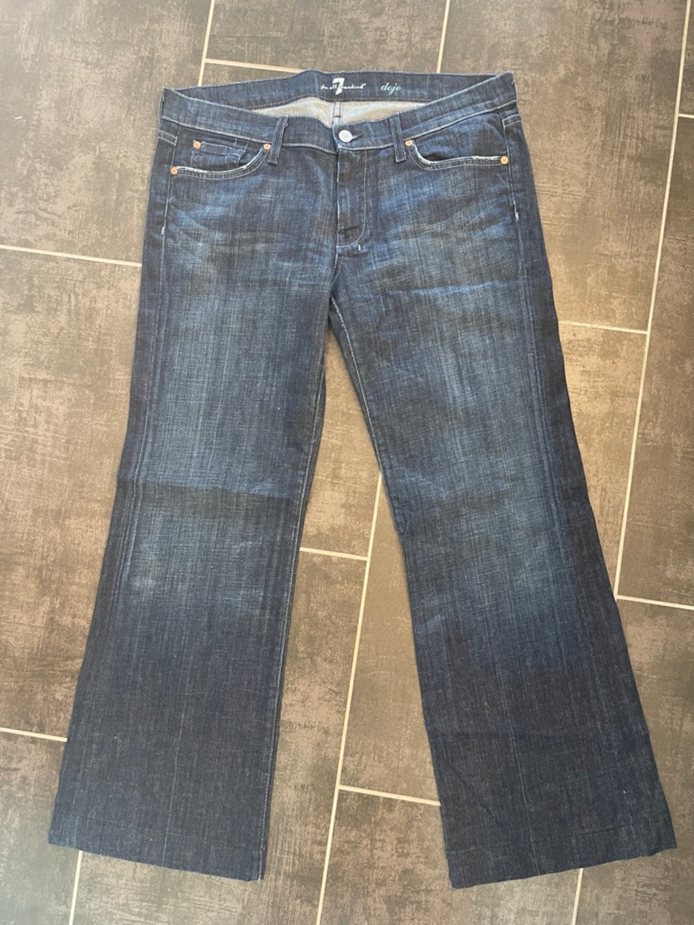 7 for All Mankind Dojo Dark WashWomen's Bootcut Jeans Sz 32